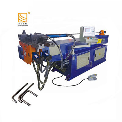 स्टील पाइप विनिर्माण के लिए 0-180° झुकने के कोण के साथ DW38CNC 1-3d स्वचालित ट्यूब झुकने मशीन