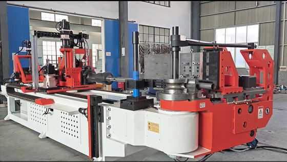 DW130CNC10A3S-T ऑटो सीएनसी पाइप ट्यूब झुकने मशीन 5.5 इंच पाइप बेंडर 10 धुरी धक्का झुकने के साथ