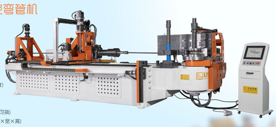DW130CNC10A3S-T ऑटो सीएनसी पाइप ट्यूब झुकने मशीन 5.5 इंच पाइप बेंडर 10 धुरी धक्का झुकने के साथ